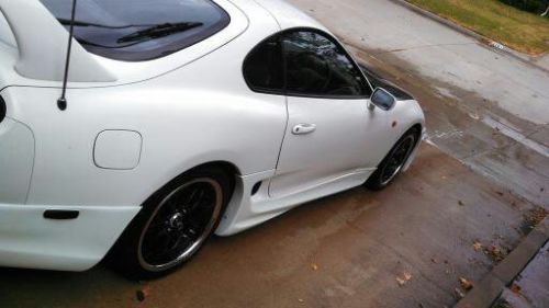 White, toyota, supra, right hand drive jdm, 1993, hatchback  read description