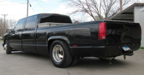 1998 chevrolet c3500 silverado crew cab pickup 4-door 454 motor dually-lowered