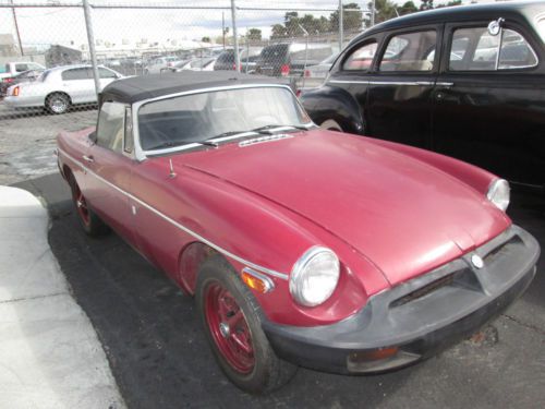 1974 mg mgb contvertible no reserve