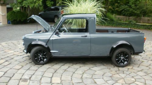 Morris mini cooper pickup  100% rebuilt, 1300cc w/bmw mini supercharger