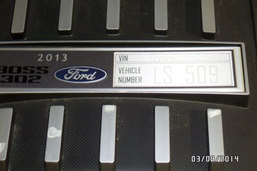 2013 BOSS 302 LAGUNA SECA 2300 MILES, image 5