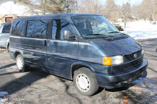 1993 volkswagen eurovan mv dark blue standard passenger van 2.5l automatic