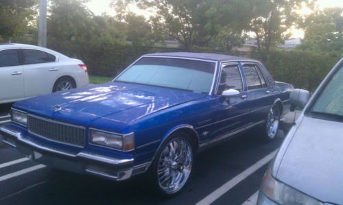 1984 chevrolet caprice classic sedan 4-door 5.7l