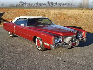 1972 red eldorado! convertible ps, pb, pw, ac power top