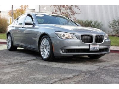 09 bmw 750i sd, space grey, black nappa leather, convienance pkg, luxury seating