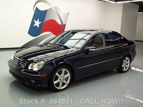 2007 mercedes-benz c230 sport sunroof htd seats 56k mi texas direct auto