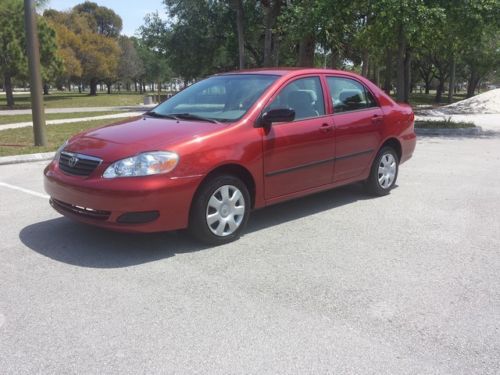 2006 toyota corolla ce sedan 1 owner, clean carfax florida vehicle no rust clean