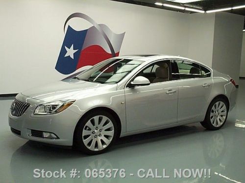 2011 buick regal cxl turbo sunroof htd leather nav 5k! texas direct auto