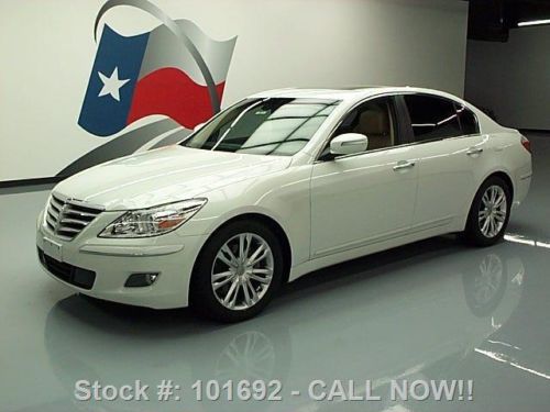 2010 hyundai genesis 3.8 sunroof htd leather nav 61k mi texas direct auto