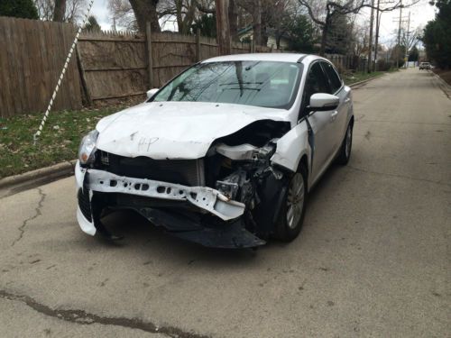 2012 ford focus sel low 40k miles fwd salvage no reserve salvage