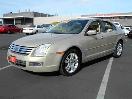 2006 ford fusion sel 4dr-leather-sunroof-all power-like new-86kmiles