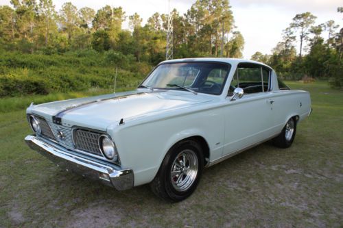 1966 plymouth barracuda premium 2 door sports coupe 273 w/ ac call now