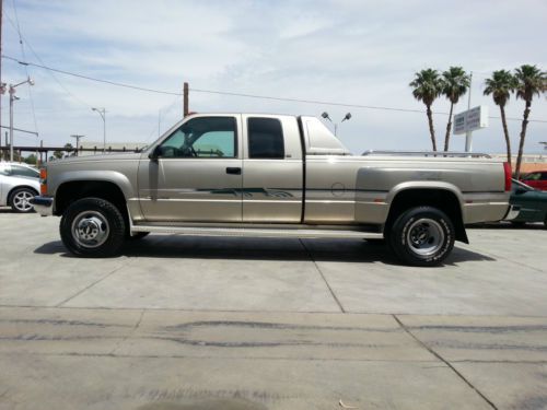 1998 chevrolet 3500 silverado ext cab dually 7.4l 454 1 ton 4x4 z71 hauler rare