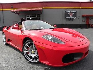 F430*spyder*rossa corsa*daytona seats*scuderia shields*carfax cert*we finance*fl