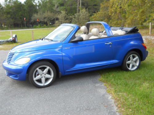 2005 chrysler pt cruiser gt convertible 2-door 2.4l