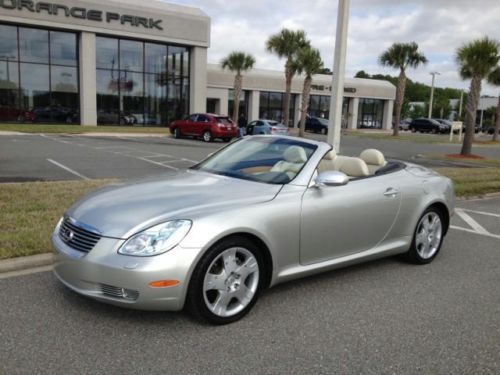 2dr sc430  convertible 4.3l nav mark lev  leather 5-speed a/t a/c