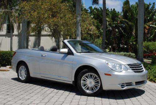 2008 chrysler sebring touring soft top convertible &#034;tmu&#034; v6 boston acoustics