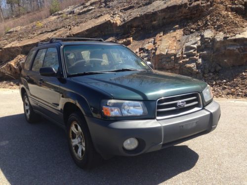 2003 subaru forester &#039;x-original miles-automatic w/cold a.c. local family trade!