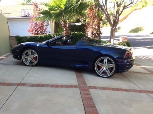 2001 ferrari 360 spider f1 *free ship continental usa enclosed hauler.