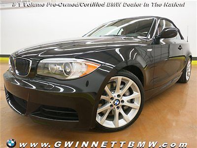 135i 1 series low miles 2 dr convertible automatic gasoline 3.0l straight 6 cyl