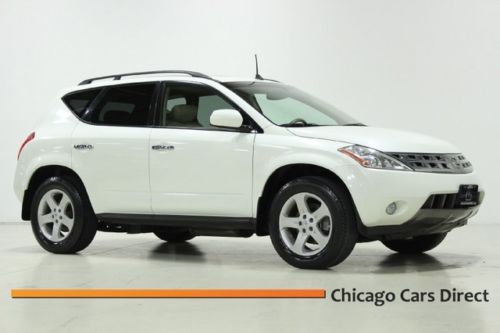 04 nissan murano sl awd navigation rear dvd premium moonroof leather touring