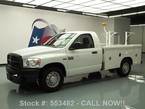 2009 dodge ram 2500 reg cab hemi service utility 32k mi texas direct auto