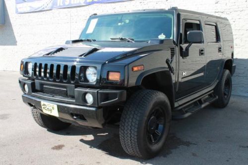 04 hummer h2 luxury 71k miles powered sunroof chrome package heated seats