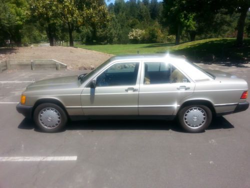 1987 mercedes 190 e 2.3 california car 62,000 original miles