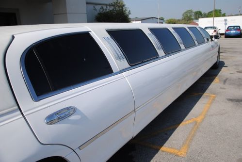 LIMO LIMOUSINE LINCOLN TOWN CAR FORD 1999 WHITE STRETCH LOW PRICE LUXURY RARE, US $9,995.00, image 6