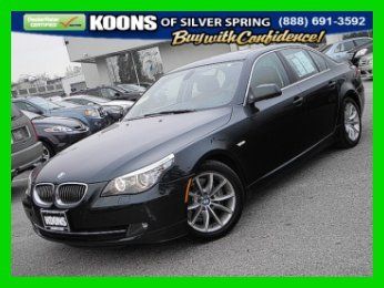 2010 bmw 550i 1 owner! tan/black interior! sunroof! navigation! alloy wheels!