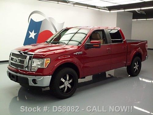 2011 ford f-150 lariat crew 5.0l leather rear cam 7k mi texas direct auto