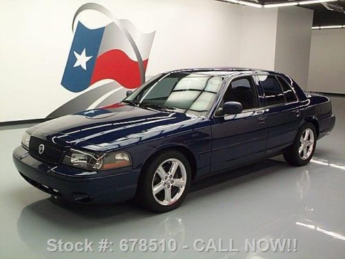 2003 mercury grand marquis marauder v8 htd leather 63k texas direct auto