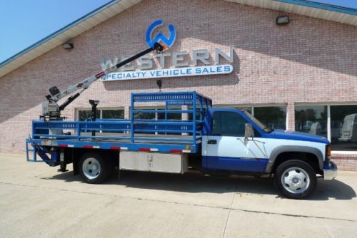 99 gmc sierra 3500 crane truck service utility