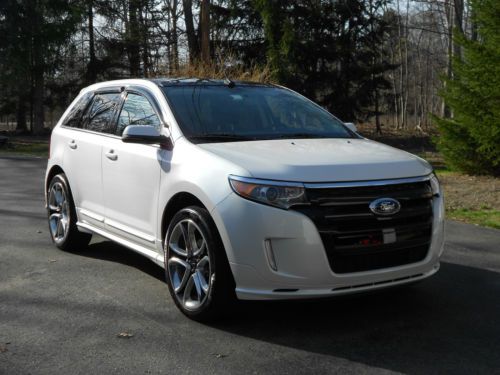 2013 ford edge sport sport utility 4-door 3.7l like new!! low miles!