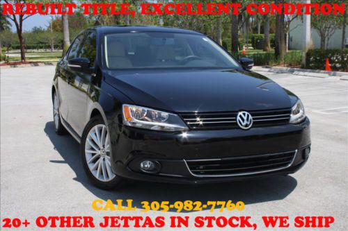 2011 volkswagen jetta sel,push start button,navigation,sunroof,premium rims