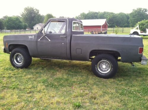 1975 chevrolet 4x4 short bed c-10, chevy 4wd, 350, 1/2 ton truck, k10