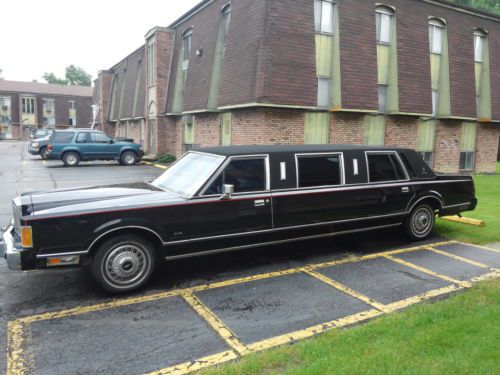 Limousine 89 lincoln town car &#034;beautiful&#034;