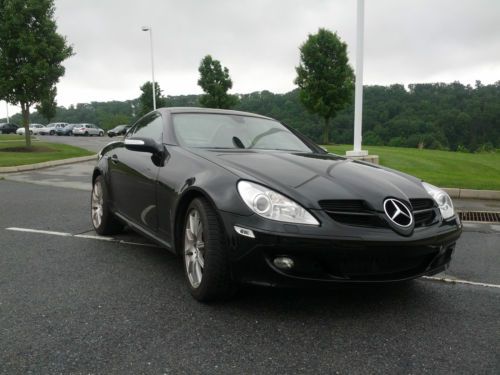 Flawless black on black 2005  slk350