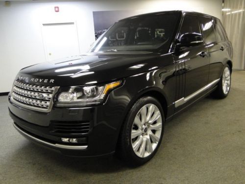 14 range rover hse supercharged extended cab low miles loaded gps bluetooth.