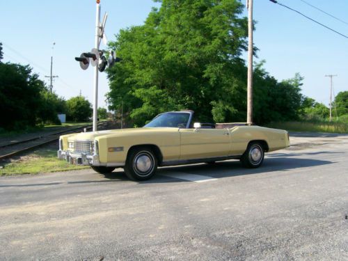 1975 cadillac eldorado convertible 2-door 8.2l