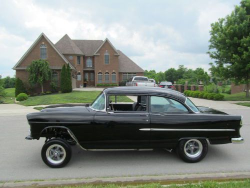 1955 Chevrolet Bel Air GASSER HOT ROD STRAIGHT AXEL ALUMINUM 383 STROKER BADA$$, US $34,900.00, image 2