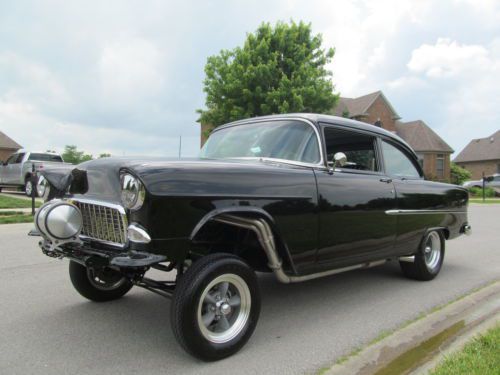 1955 Chevrolet Bel Air GASSER HOT ROD STRAIGHT AXEL ALUMINUM 383 STROKER BADA$$, US $34,900.00, image 3