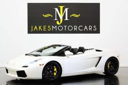 2008 gallardo spyder, $277k msrp, white/white, 8k miles, over $25k in upgrades!