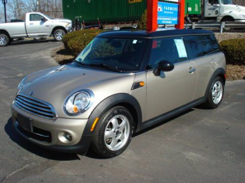 2011 mini clubman 6spd manual panoramic roof, xm radio