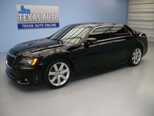 We finance!! 2012 chrysler 300 srt-8 470 hp hemi pano roof nav 20k mi texas auto