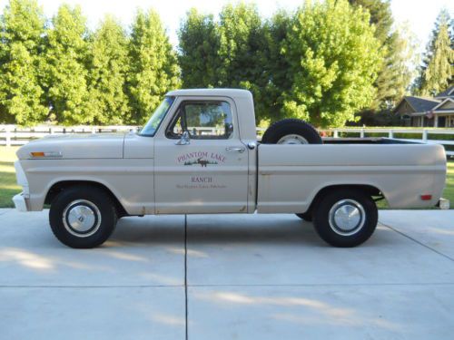 1967 fordf f100 short bed fleetside ranch or shop truck a/c