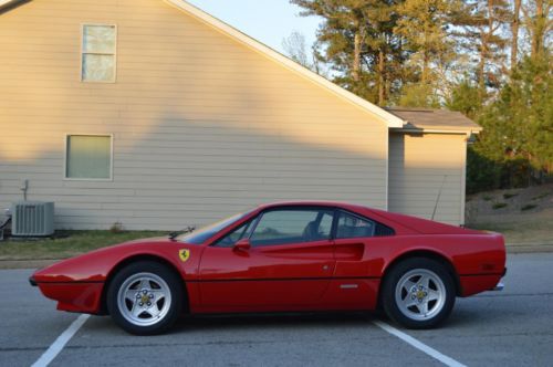 1976 ferrari 308gtb mech restored w/3.4l rebuild, two owner, lightweight