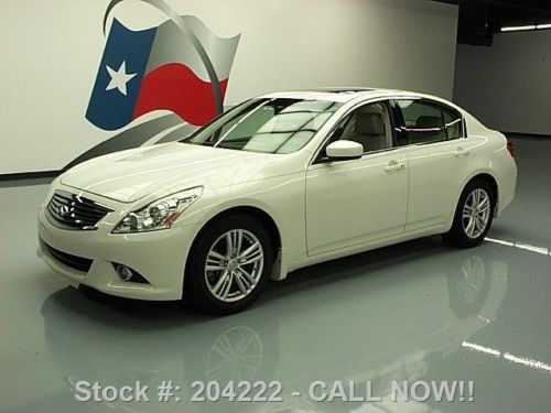 2010 infiniti g37 journey sedan sunroof rear cam 16k mi texas direct auto