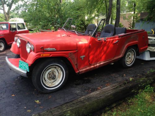 1971 kaiser jeepster jeep commando 4wd  - dauntless 225 v6 - automatic !!!