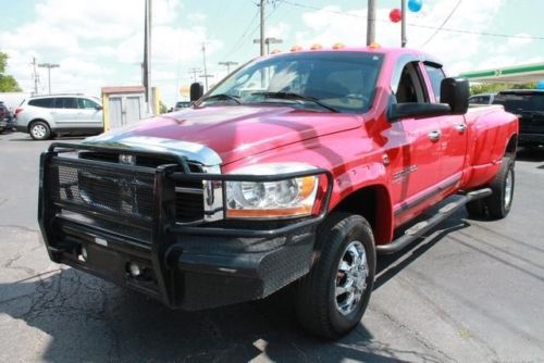 06 ram slt cummins diesel truck 3500 4wd dually 5th wheel clean carfax financing